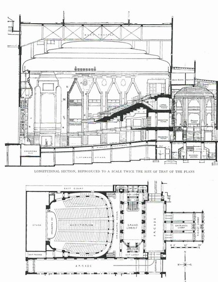 Fisher Theatre - Fisher Floor Plan From John Lauter (newer photo)